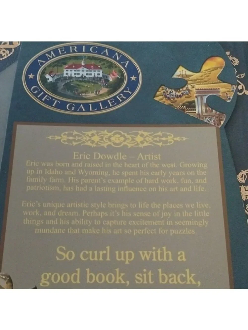 Eric Dowdle JERUSALEM Puzzle, 500 pieces, Storybook Box Edition 2004